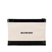 Pre-owned Canvas clutches Balenciaga Vintage , Beige , Dames