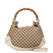 Pre-owned Canvas gucci-bags Gucci Vintage , Brown , Dames