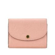 Pre-owned Leather wallets Louis Vuitton Vintage , Pink , Dames