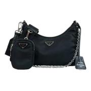 Pre-owned Nylon prada-bags Prada Vintage , Black , Dames