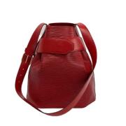 Pre-owned Leather louis-vuitton-bags Louis Vuitton Vintage , Red , Dam...