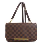 Pre-owned Canvas shoulder-bags Louis Vuitton Vintage , Brown , Dames