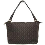 Pre-owned Canvas shoulder-bags Louis Vuitton Vintage , Gray , Dames