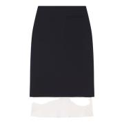 Hoge Taille Pencil Skirt, Zwart Róhe , Black , Dames