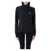 Zwart Gebreide 3-Gestreepte Track Top Y-3 , Black , Dames