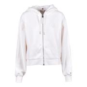 Casual Katoenmix Sweatshirt Tommy Hilfiger , Beige , Dames