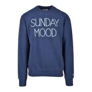 Katoenen Sweatshirt MC2 Saint Barth , Blue , Heren