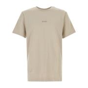 Casual Katoenen T-shirt voor Mannen Balr. , Beige , Heren