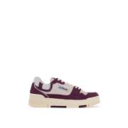 Suede CLC Sneakers met Logo Inlay Autry , Purple , Dames