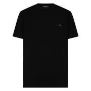 Zwarte T-shirts en Polos Dsquared2 , Black , Heren