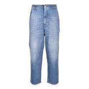 Heren Jeans 98% Katoen 2% Elastaan Daniele Alessandrini , Blue , Heren