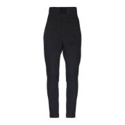 Hoge taille zwarte broek voor vrouwen Dondup , Black , Dames