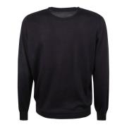 Luxe Navy Blue Silk Cashmere Sweater Brunello Cucinelli , Black , Here...