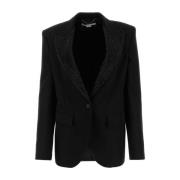 Klassieke Zwarte Wollen Blazer Stella McCartney , Black , Dames