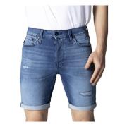 Lente/Zomer Heren Shorts in Katoenmix Jack & Jones , Blue , Heren