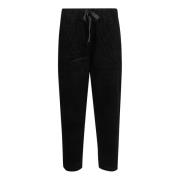 Ribfluwelen Trekkoordbroek Sun68 , Black , Dames