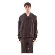 Oversized Hoodie Shirt Costumein , Brown , Heren