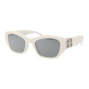 Stijlvolle Zonnebril Balenciaga , White , Dames