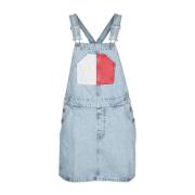 Elegante Jurk voor elke gelegenheid Tommy Jeans , Blue , Dames