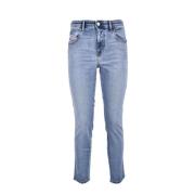 Rockstar Denim Blauwe Jeans Diesel , Blue , Dames