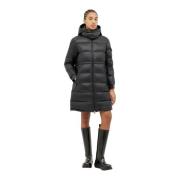 Gewatteerde gewatteerde donsjas Moncler , Black , Dames