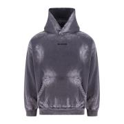 Vernietigd Profiel Hoodie Balenciaga , Gray , Heren