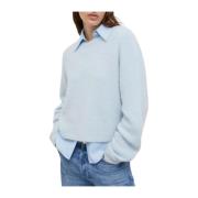 Blauwe Ovidio Stijlvolle Top Marella , Blue , Dames