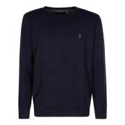 Luxe Merino Wol Basislaag Polo Ralph Lauren , Blue , Heren