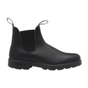 Zwarte Leren Chelsea Laars Blundstone , Black , Dames