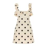 Linnen Crush Mini Jurk Zimmermann , Multicolor , Dames