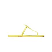 Stijlvolle Slippers voor Dagelijks Comfort Tory Burch , Yellow , Dames