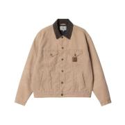 Dayton Trucker Jack Carhartt Wip , Beige , Heren