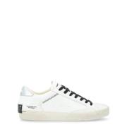 Witte Distressed Sneakers Crime London , White , Heren