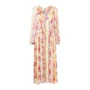 Wonderland Floral Midi Jurk Zimmermann , Multicolor , Dames