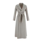 Wollen jas in Paolore-stijl Max Mara , Gray , Dames