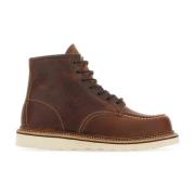 Klassieke Bruin Leren Veterschoenen Red Wing Shoes , Brown , Heren