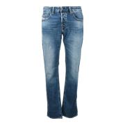 Katoen Elastaan Jeans Diesel , Blue , Heren