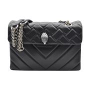 Stijlvolle leren tas voor vrouwen Kurt Geiger , Black , Dames