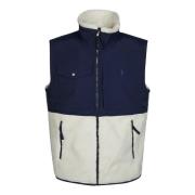 Fleecevest met volledige rits Polo Ralph Lauren , White , Heren