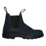 Navy Nabuk Chelsea Boot 1940 Blundstone , Blue , Heren