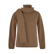 Wollen Gebreide Trui Max Mara , Beige , Dames