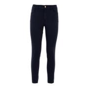 Dames Skinny Broek - Effen Kleur Fracomina , Blue , Dames