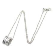 Pre-owned White Gold necklaces Bvlgari Vintage , Gray , Dames