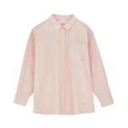 Biologisch Katoenen Oversized Overhemd Skall Studio , Pink , Dames