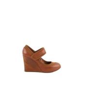 Pre-owned Leather heels Chloé Pre-owned , Brown , Dames