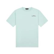 Turquoise Resort T-shirt Heren Quotrell , Blue , Heren