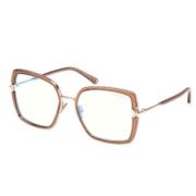 Stijlvolle Zwarte Zonnebril Tom Ford , Brown , Unisex