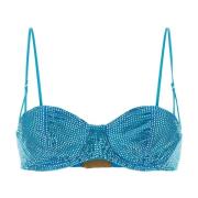 Versierde Stretch Beha Giuseppe Di Morabito , Blue , Dames