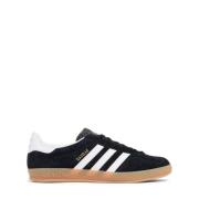 Zwarte Gazelle Indoor Sneakers Suède Adidas , Black , Heren