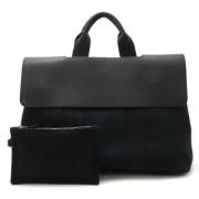 Pre-owned Canvas totes Hermès Vintage , Black , Dames